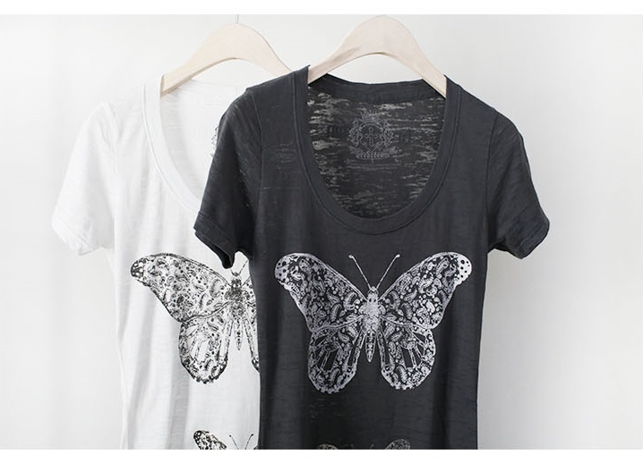 Butterfly Burnout Tee